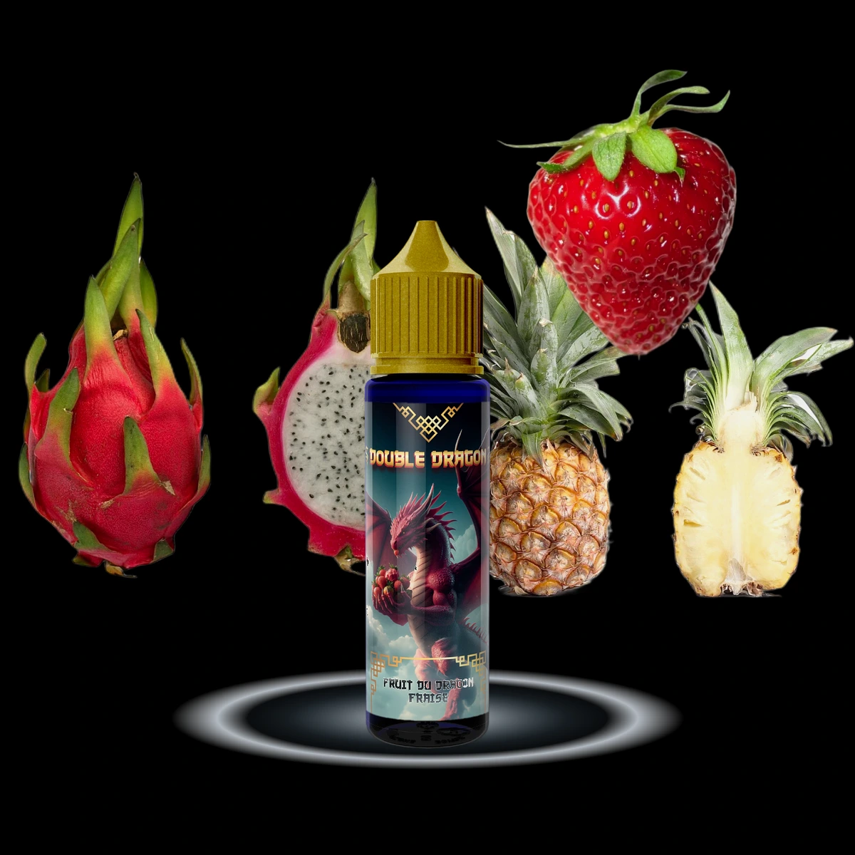 Double dragon 50ml - fruit du dragon fraise