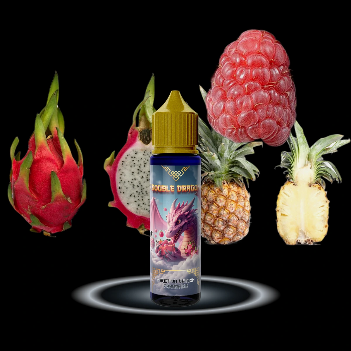Double dragon 50ml - fruit du dragon framboise