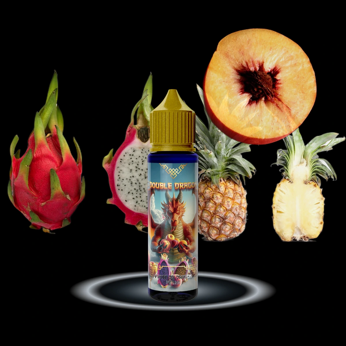 Double dragon 50ml - fruit du dragon peche