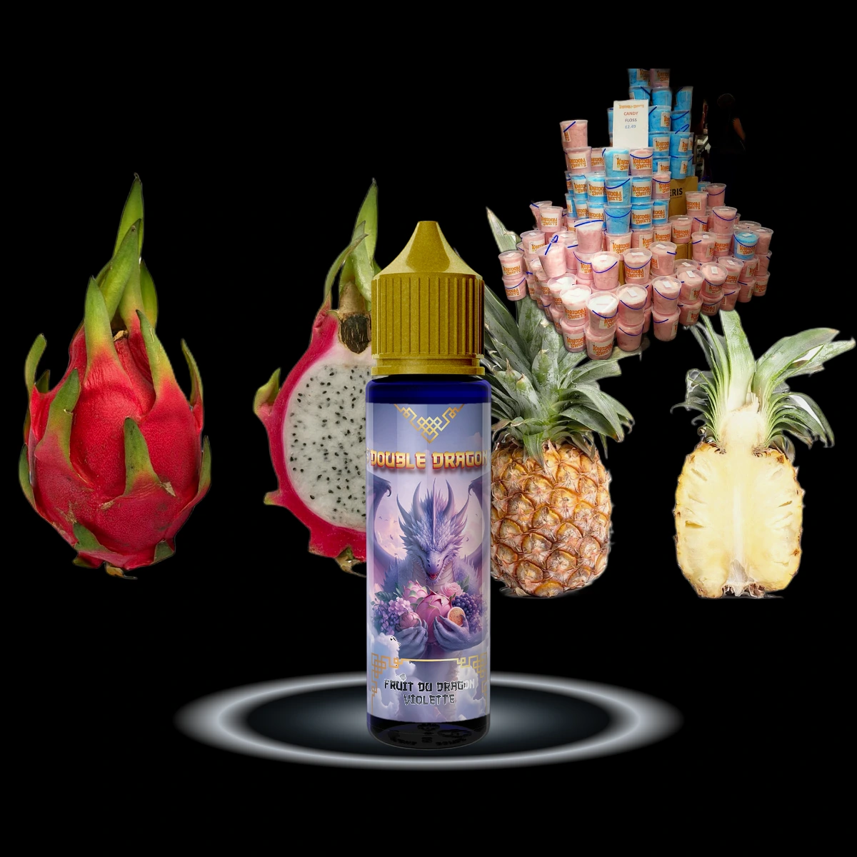 Double dragon 50ml - fruit du dragon violette