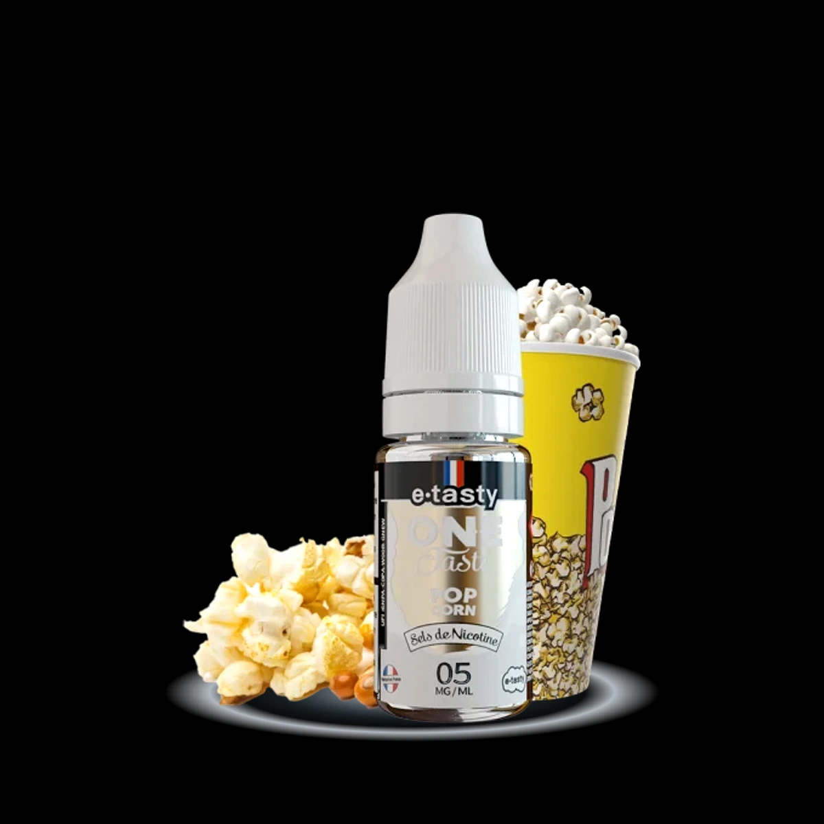 Popcorn 10ml 5mg sel de nicotine e-tasty — photo 1